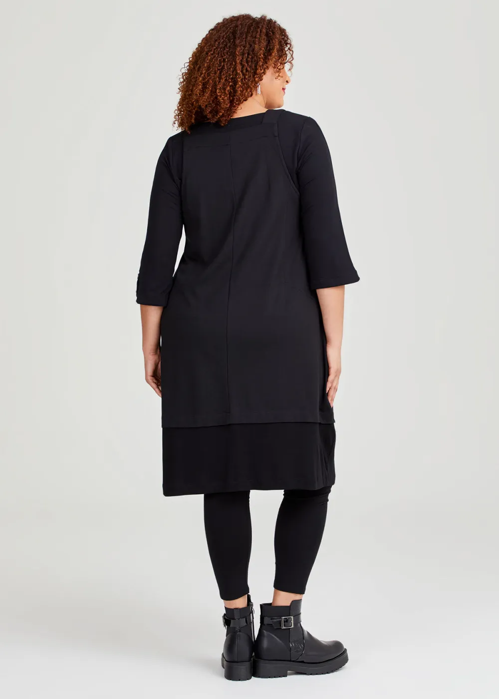 Ponte Everyday Pinafore Dress