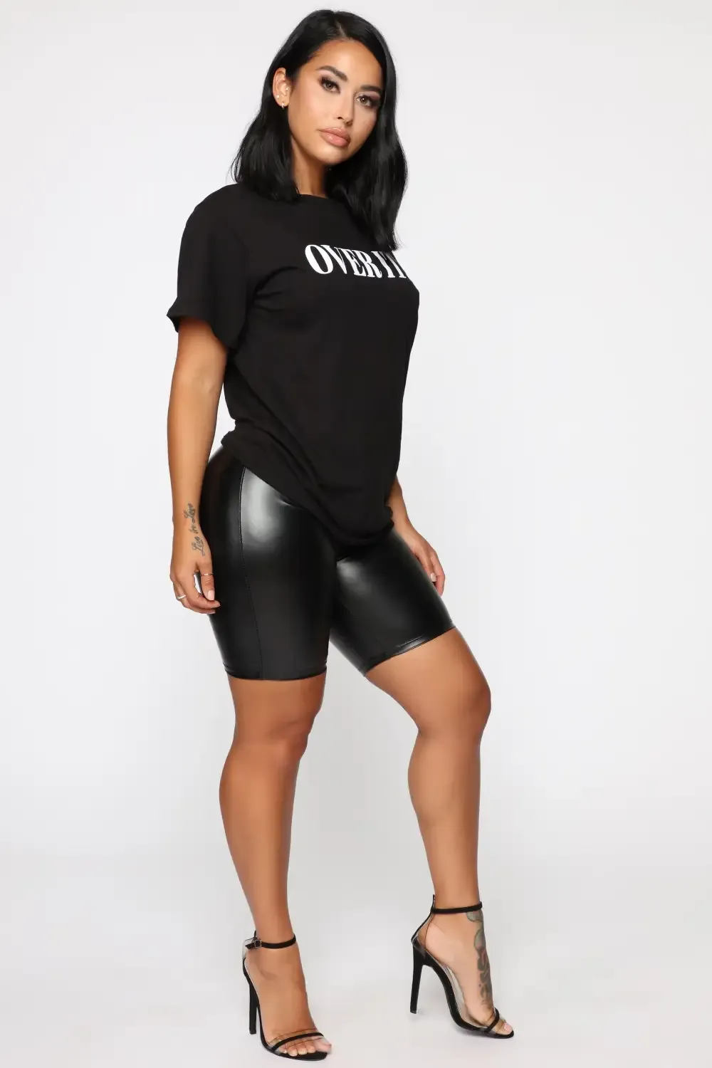 Rough Rider Biker Shorts - Black