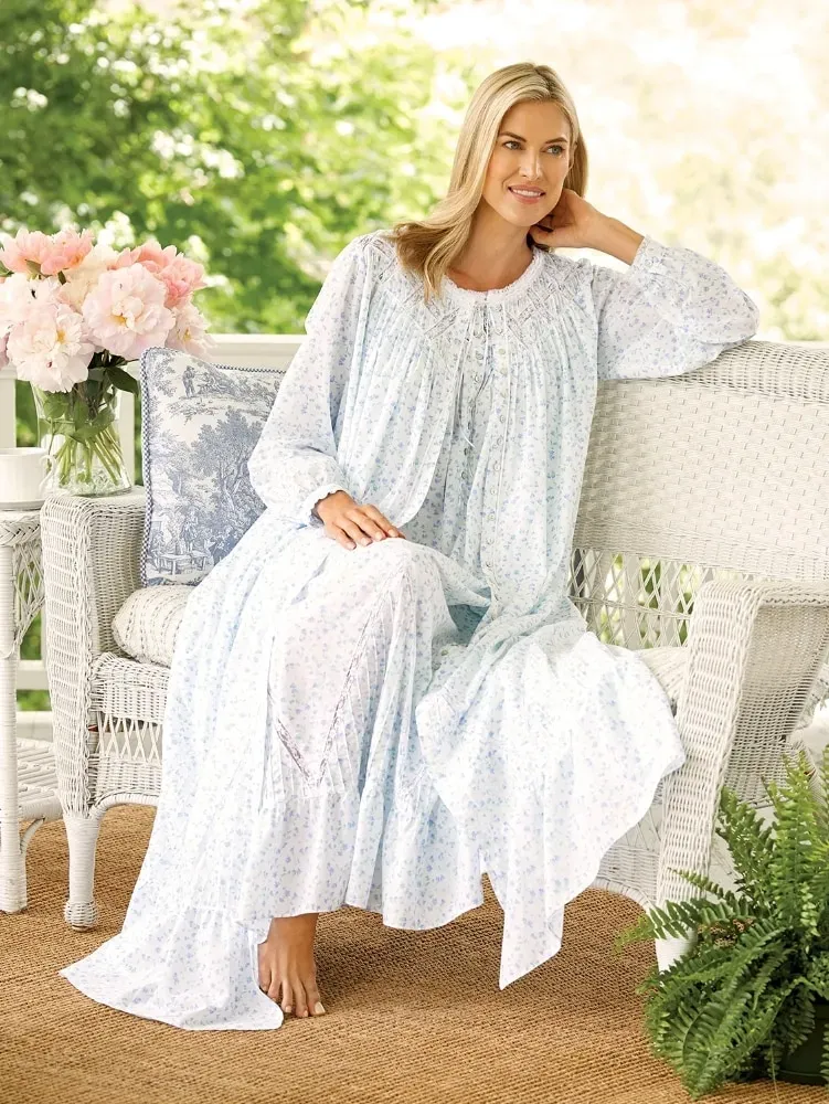 Eileen West Moonlight Sonata Cotton Robe