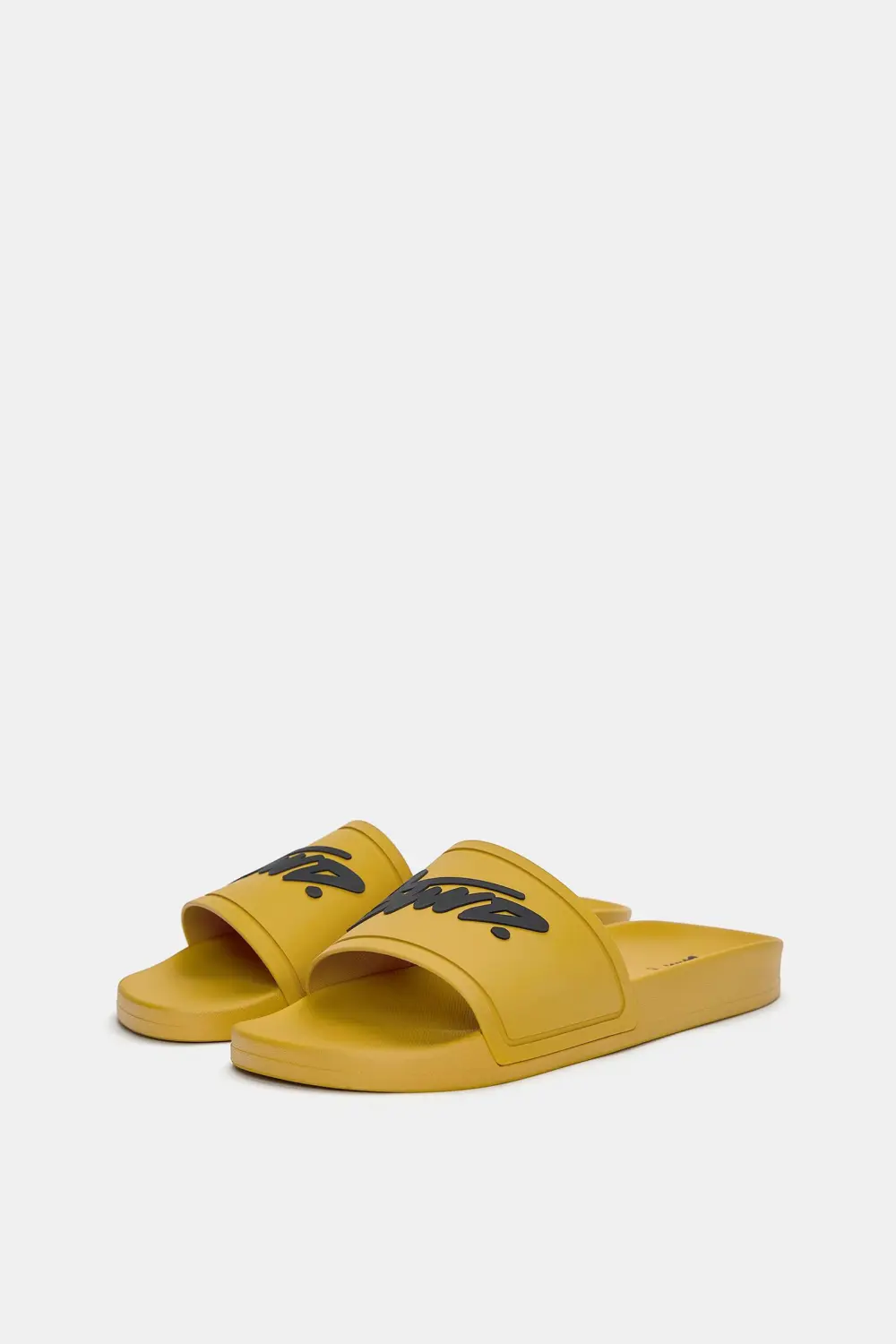 Rubberized STWD slider sandals