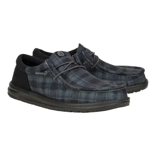 Wally Funk Waffle - Black Plaid