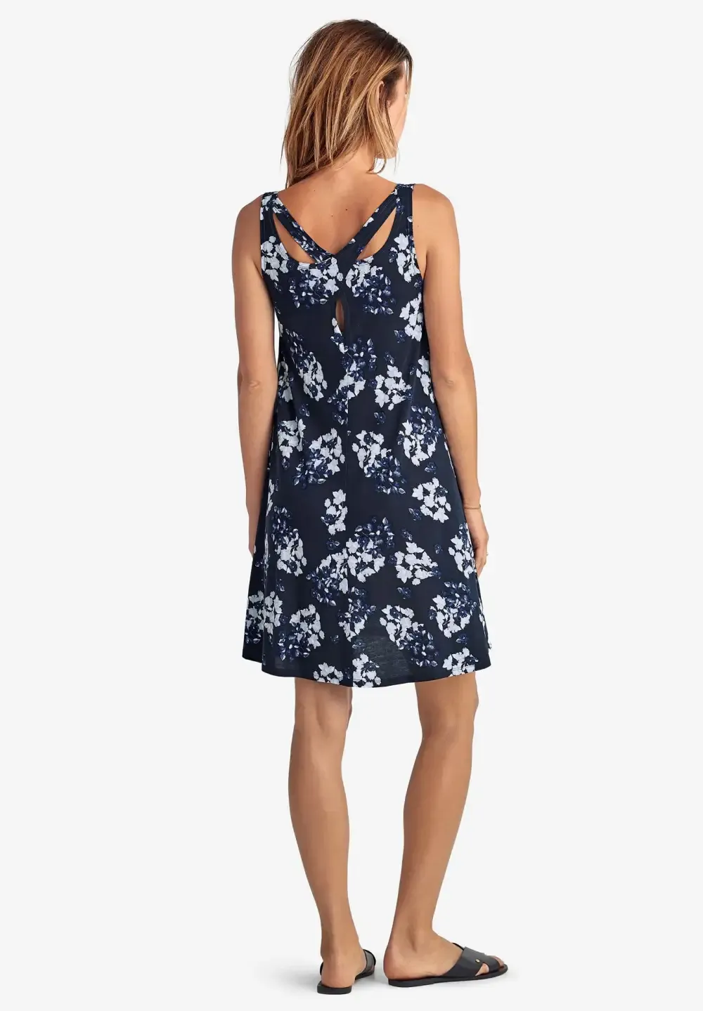 Crossover Back Tank Dress