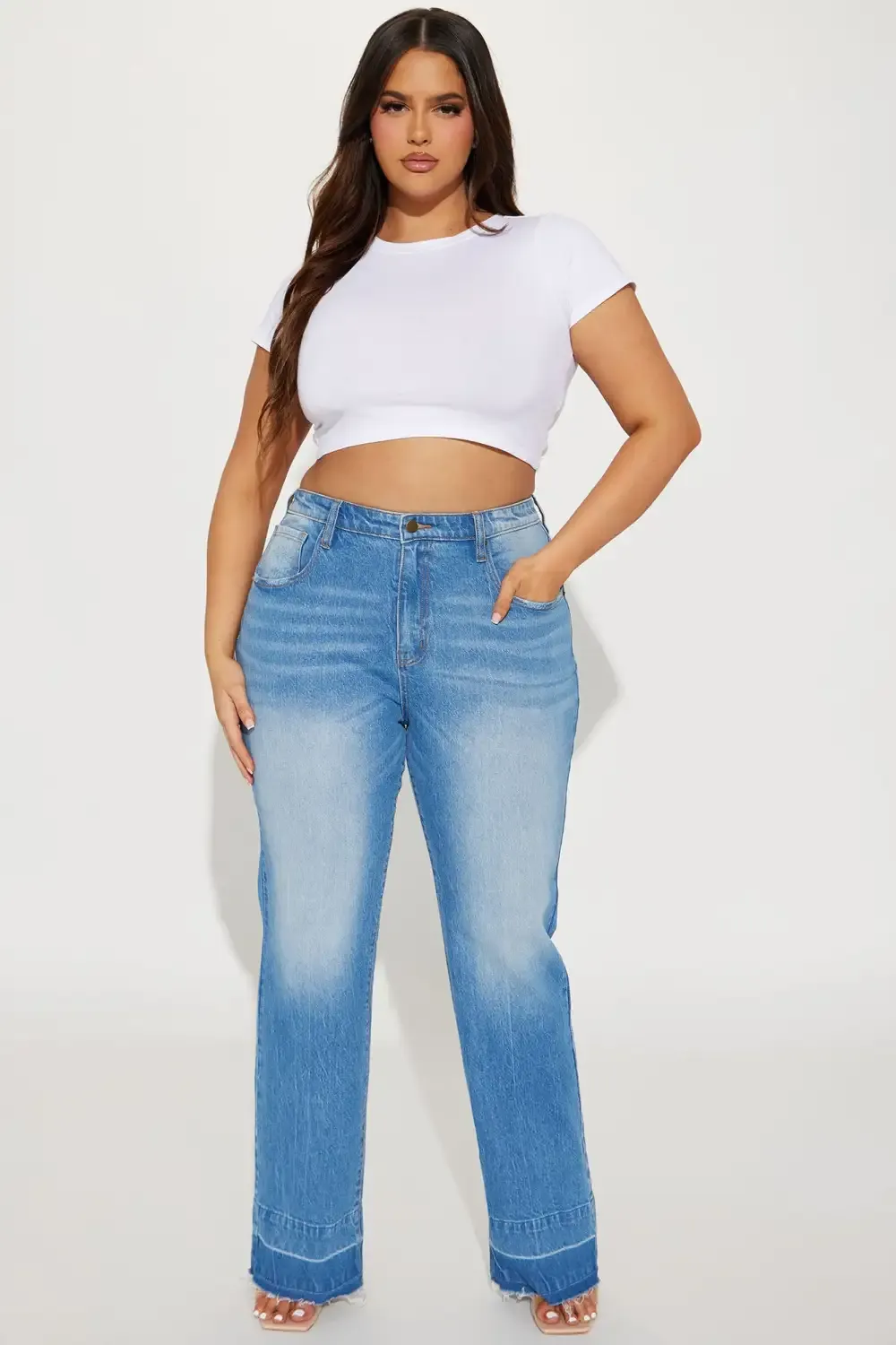 Fair Game Straight Leg Jeans - Medium Wash