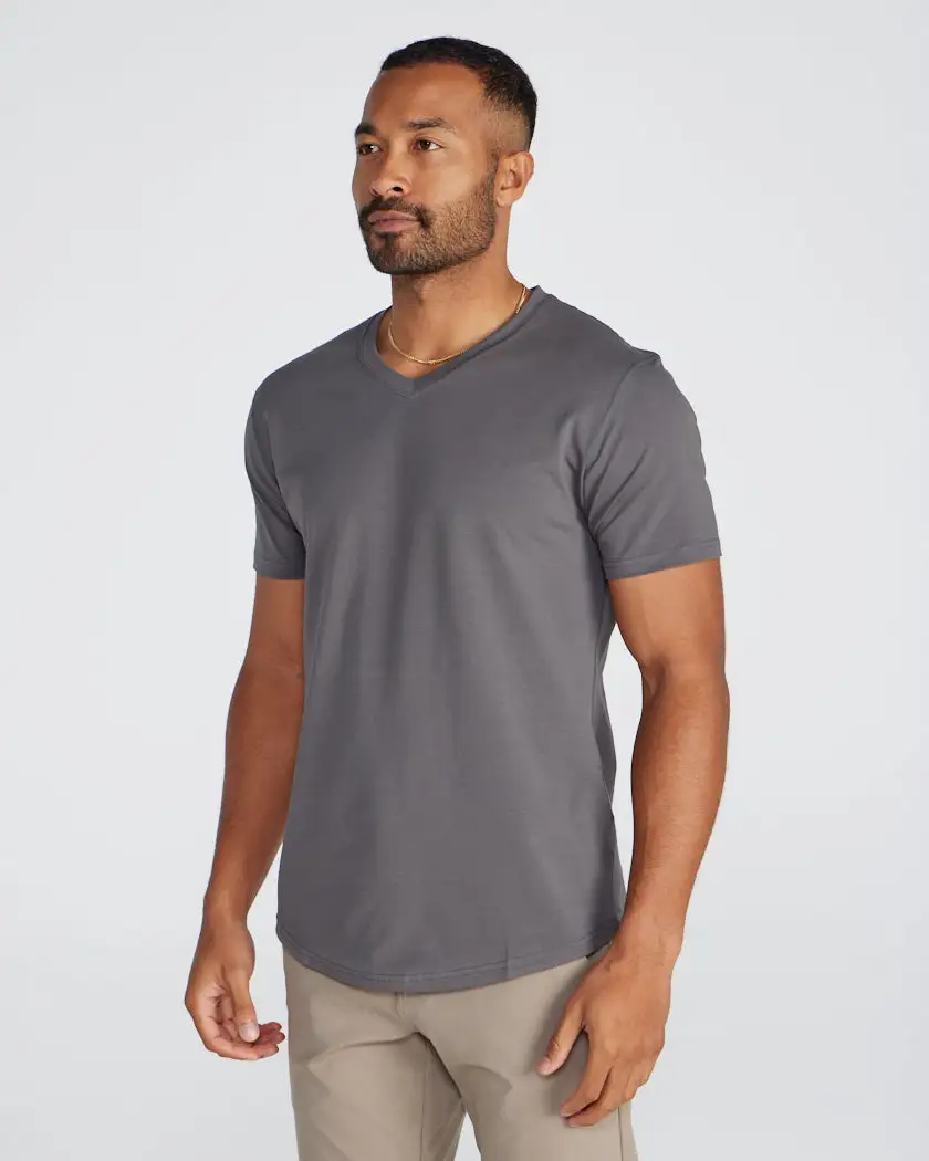 Drop-Cut V-Neck: Bylt Signature
