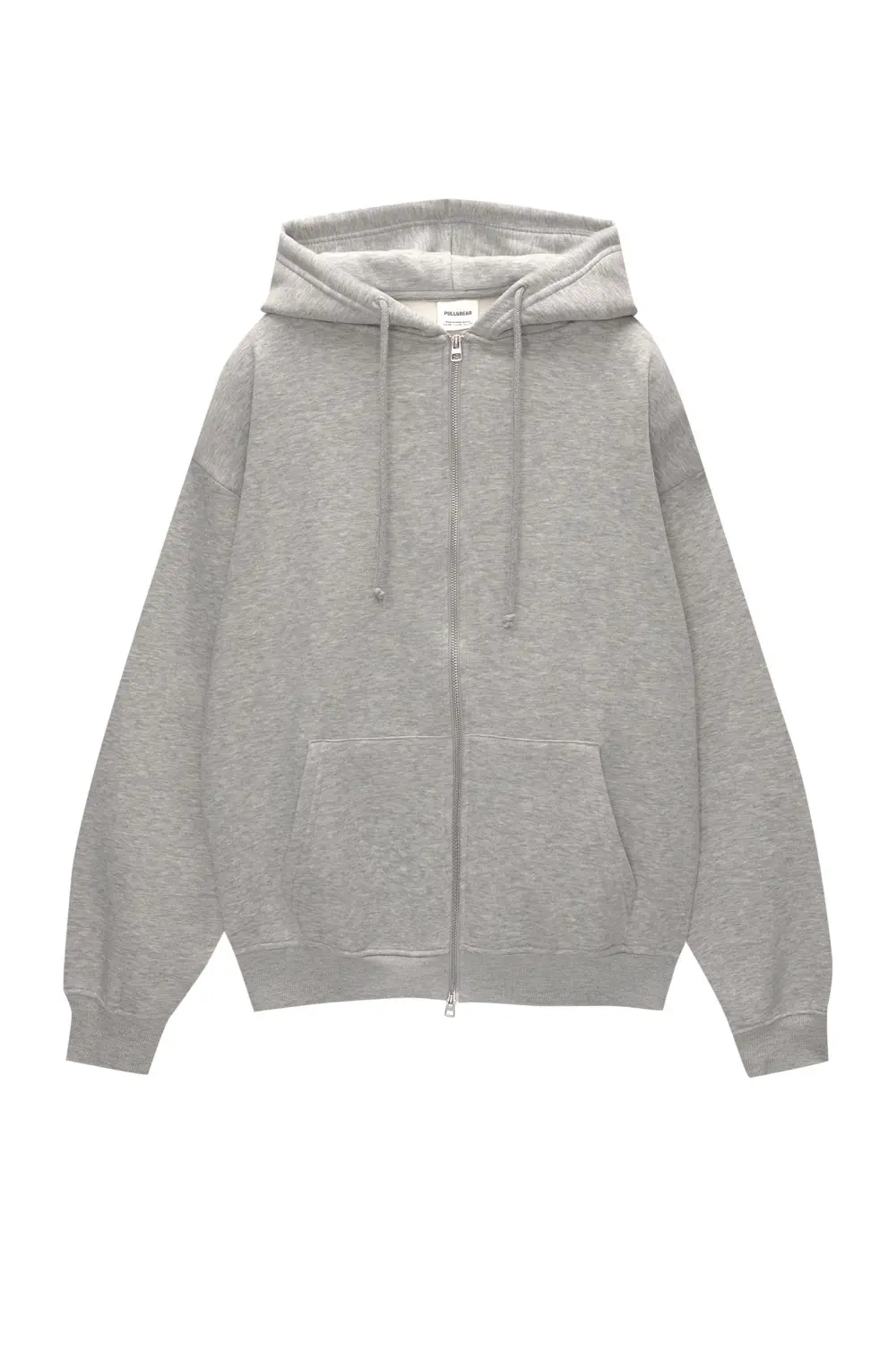 Sudadera oversize capucha cremallera