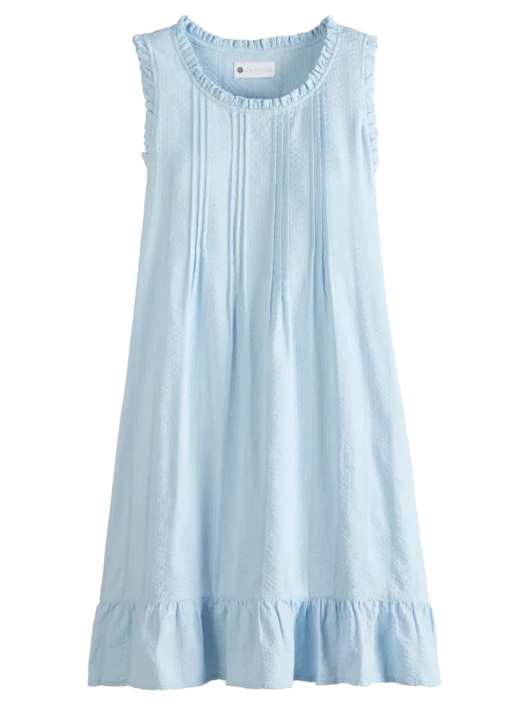 Blissful Nights Cotton Seersucker Nightgown