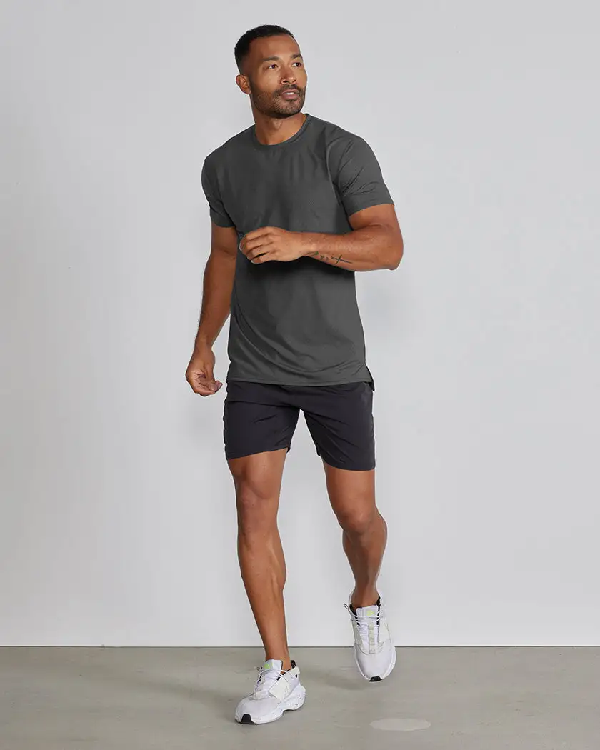 Pulse Short Sleeve Split Hem