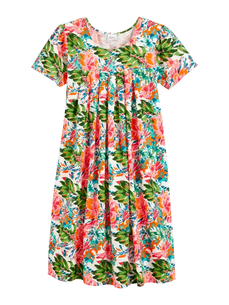 Tropical Gardens Cotton Muumuu
