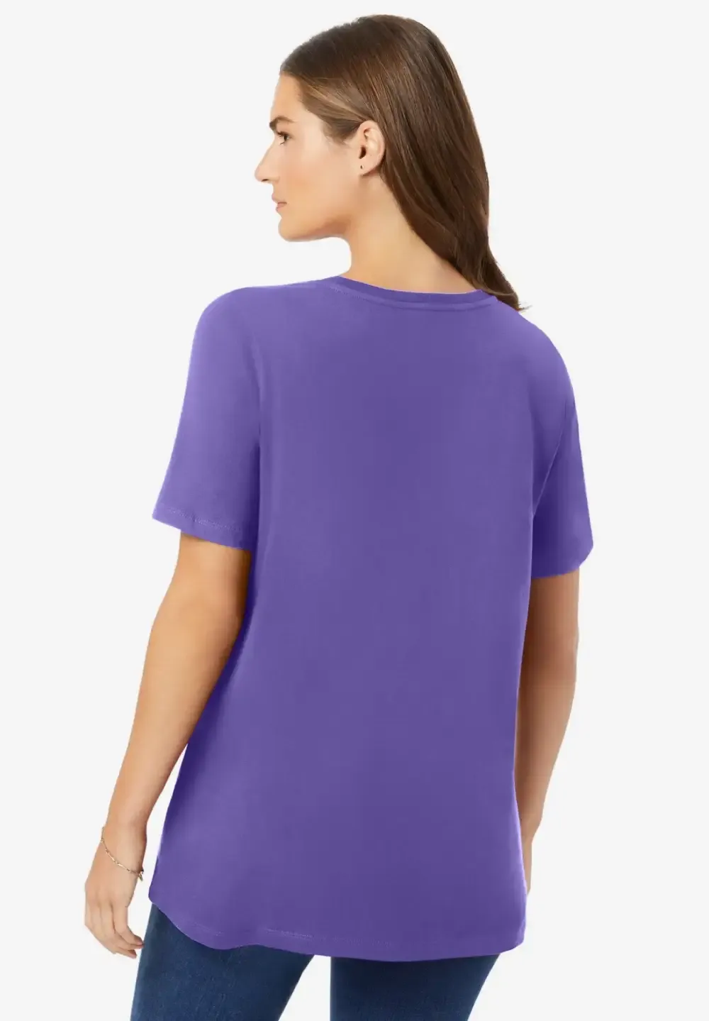 Perfect Short-Sleeve Crewneck Tee