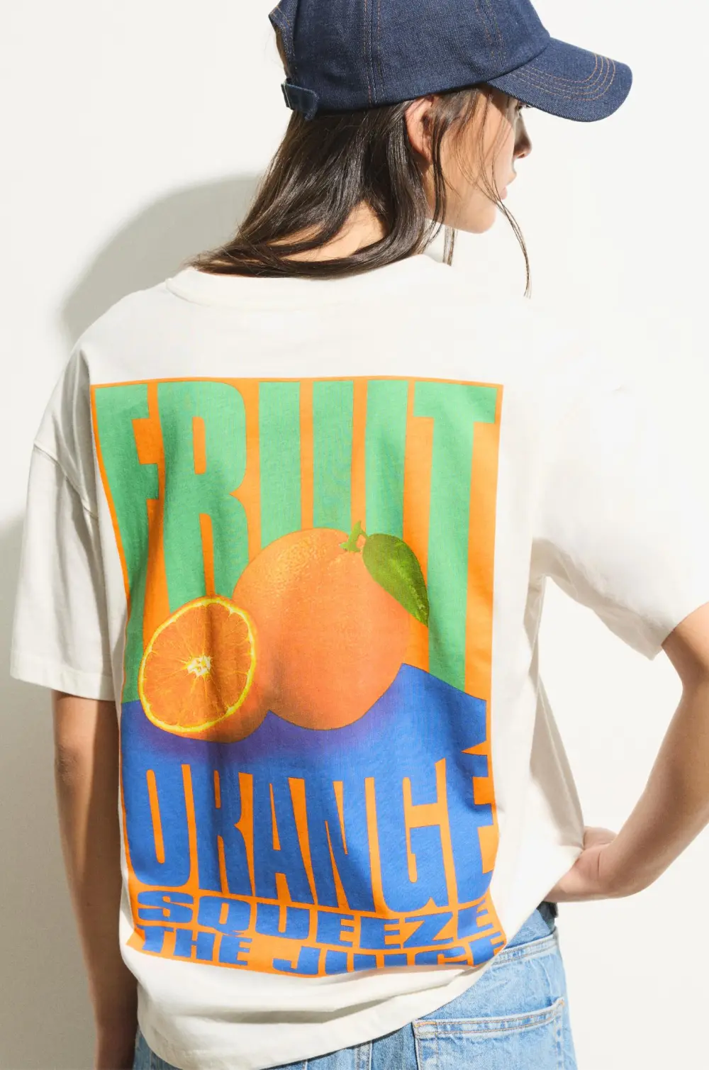 Camiseta gráfico naranjas