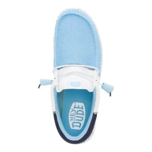 Wally Tri Varsity Mesh - Sky/White