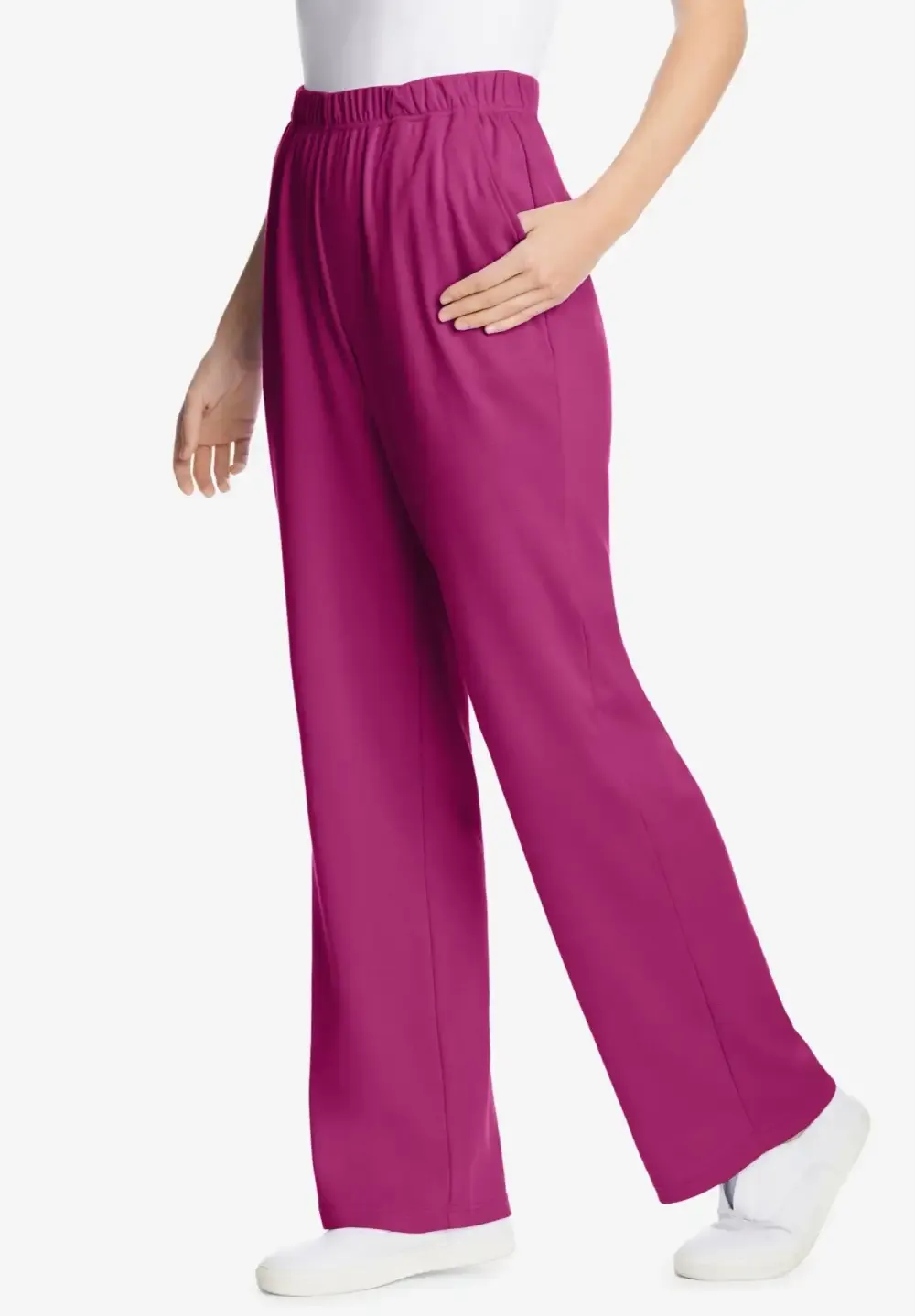 7-Day Knit Wide-Leg Pant