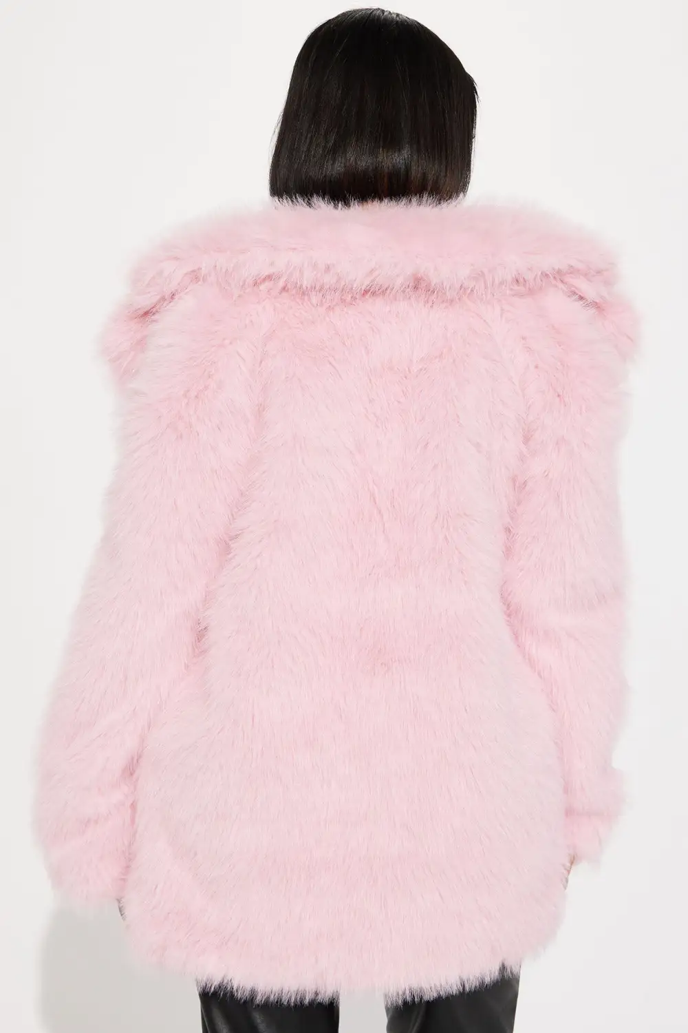 Legally Bomb Faux Fur Coat - Pink