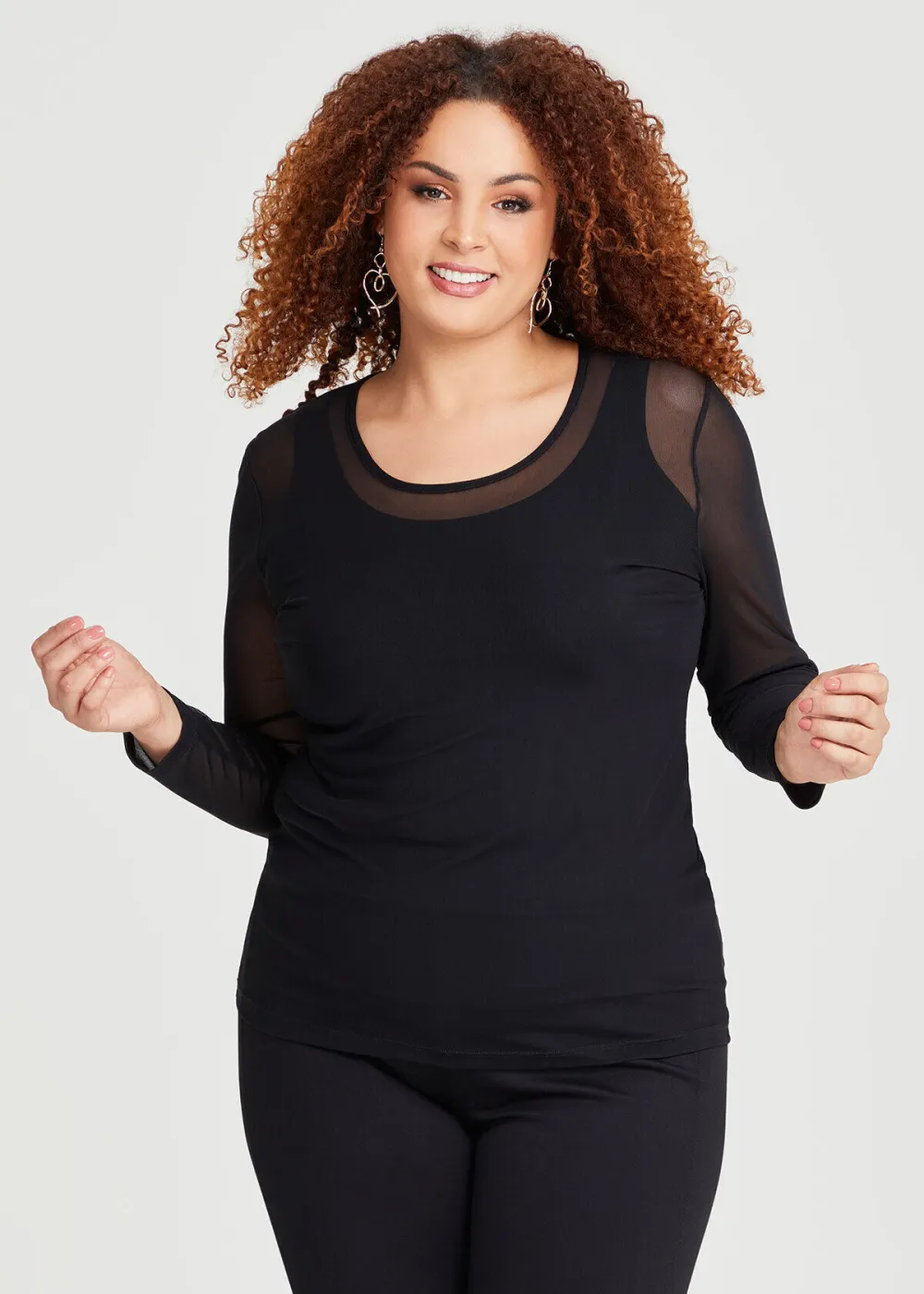 Fine Mesh Body Top