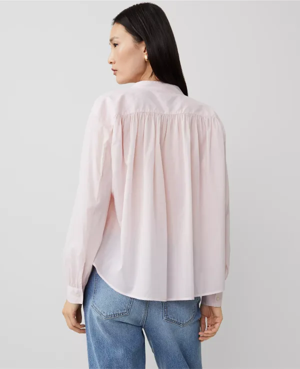 V-Neck Blouson Popover