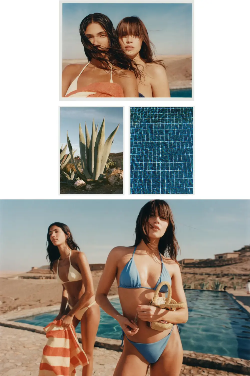 Triangle bikini top