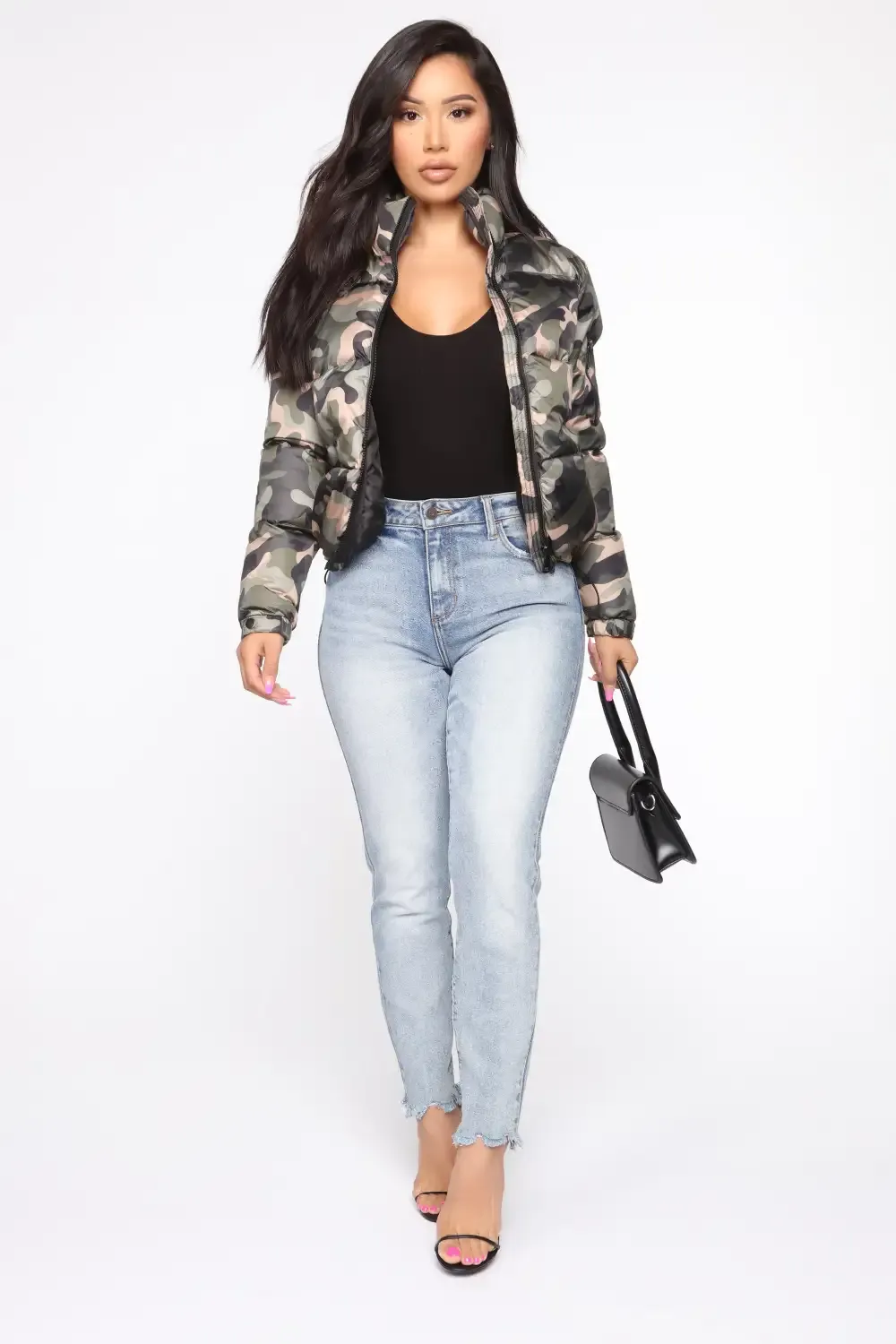 Surviving The Cold Puffer Jacket - Camouflage