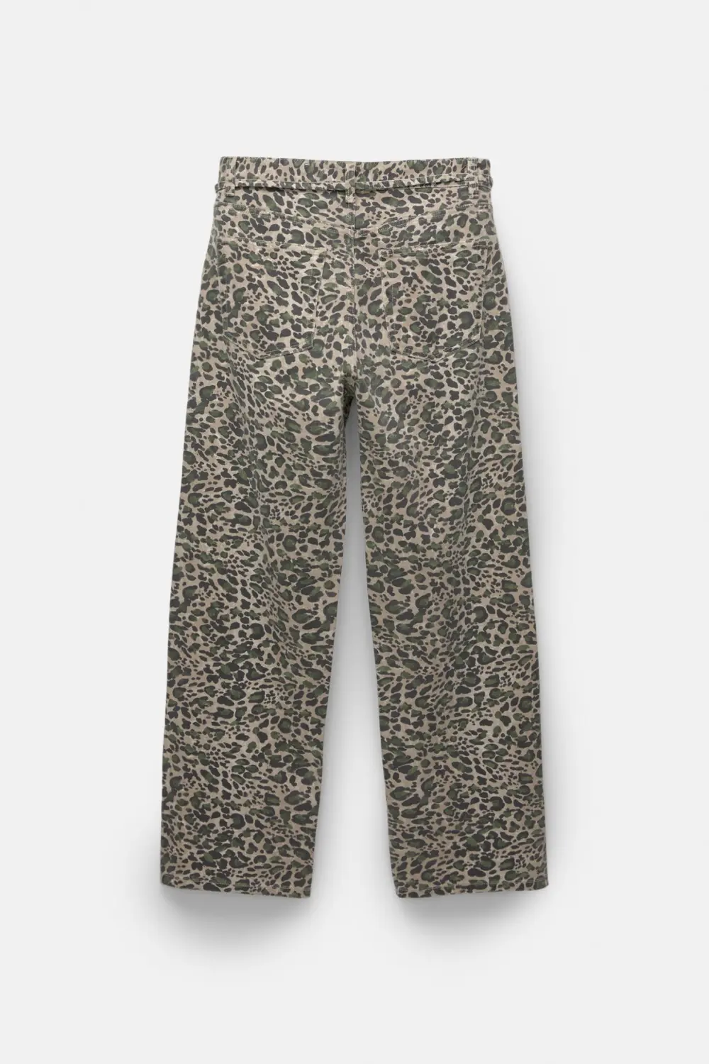 Jeans baggy leopardo cinturón