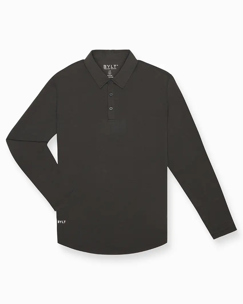Drop-Cut Long Sleeve: Lux Polo