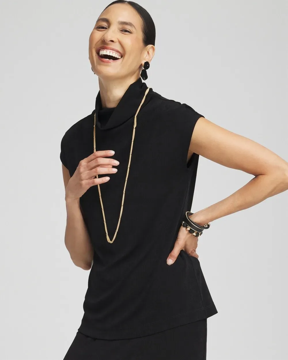TravelersTM Mock Neck Top