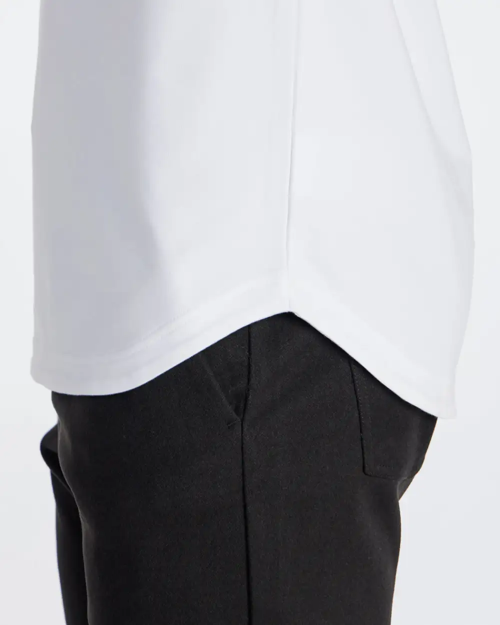 Lux Long Sleeve Zip Polo