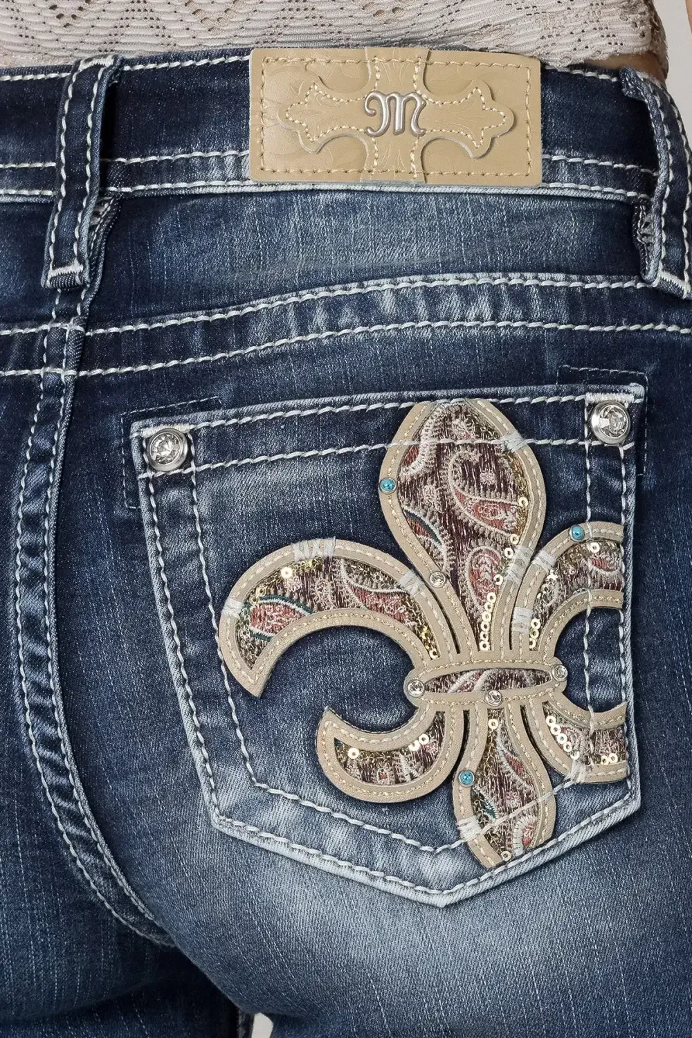 Fantastic Fleur De Lis Skinny Jeans