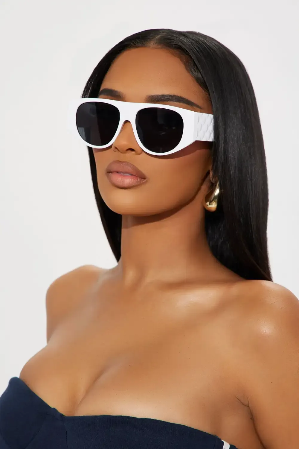 On The House Sunglasses - White