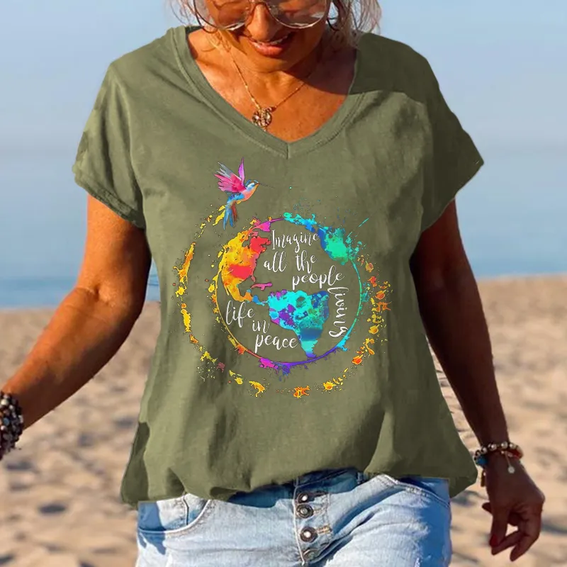 Imagine All The People Living Life In Peace
