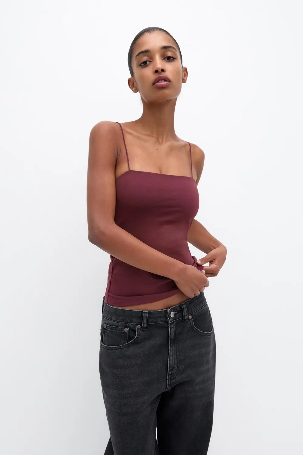 Pack of 2 tops with straps