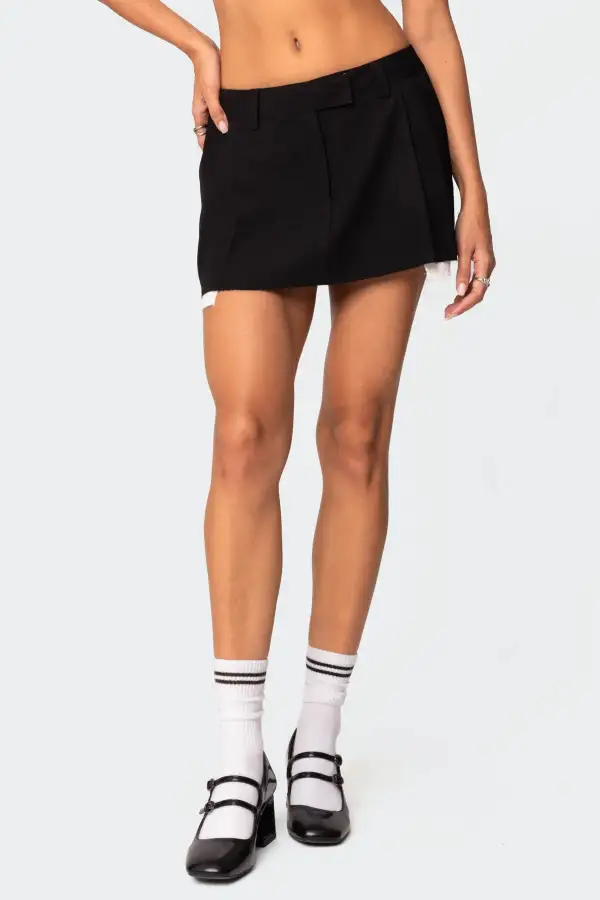 Tailored Mini Skirt