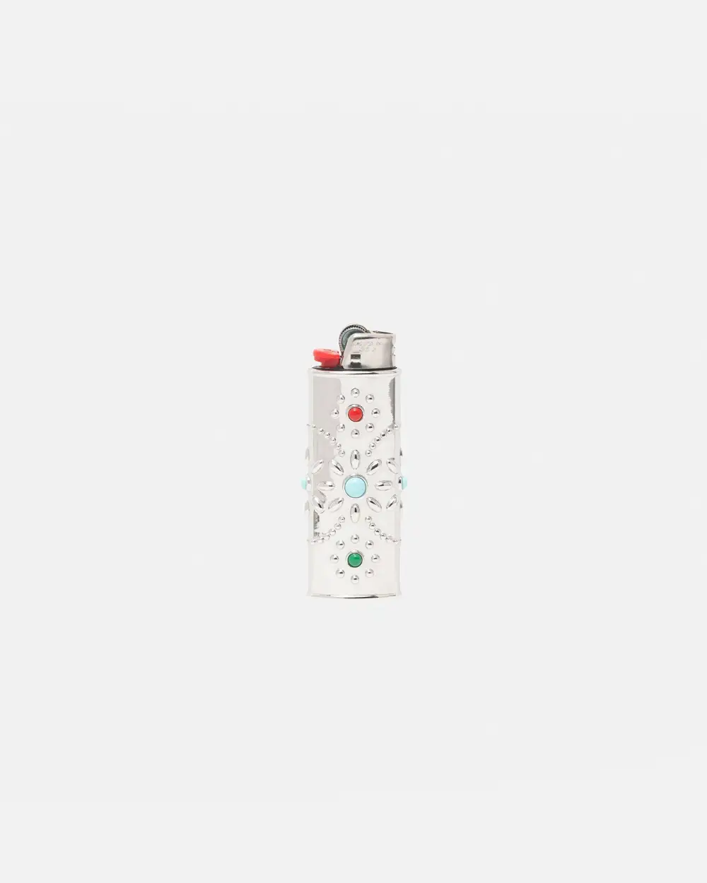 METAL BEJEWELED LIGHTER CASE