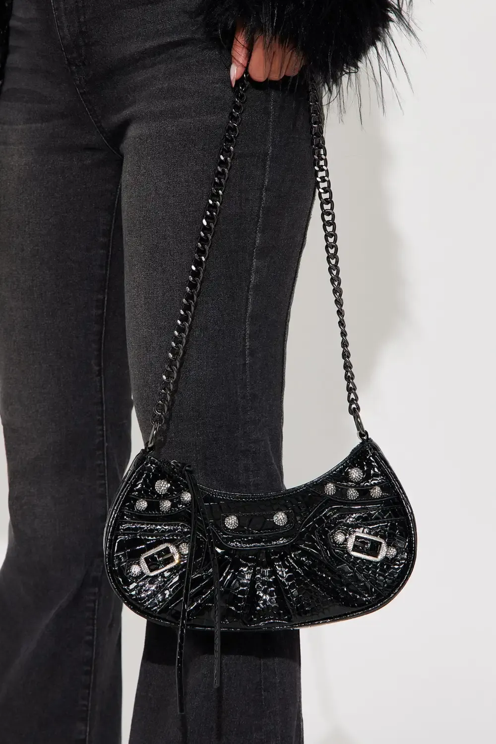 Camilla Shoulder Bag - Black