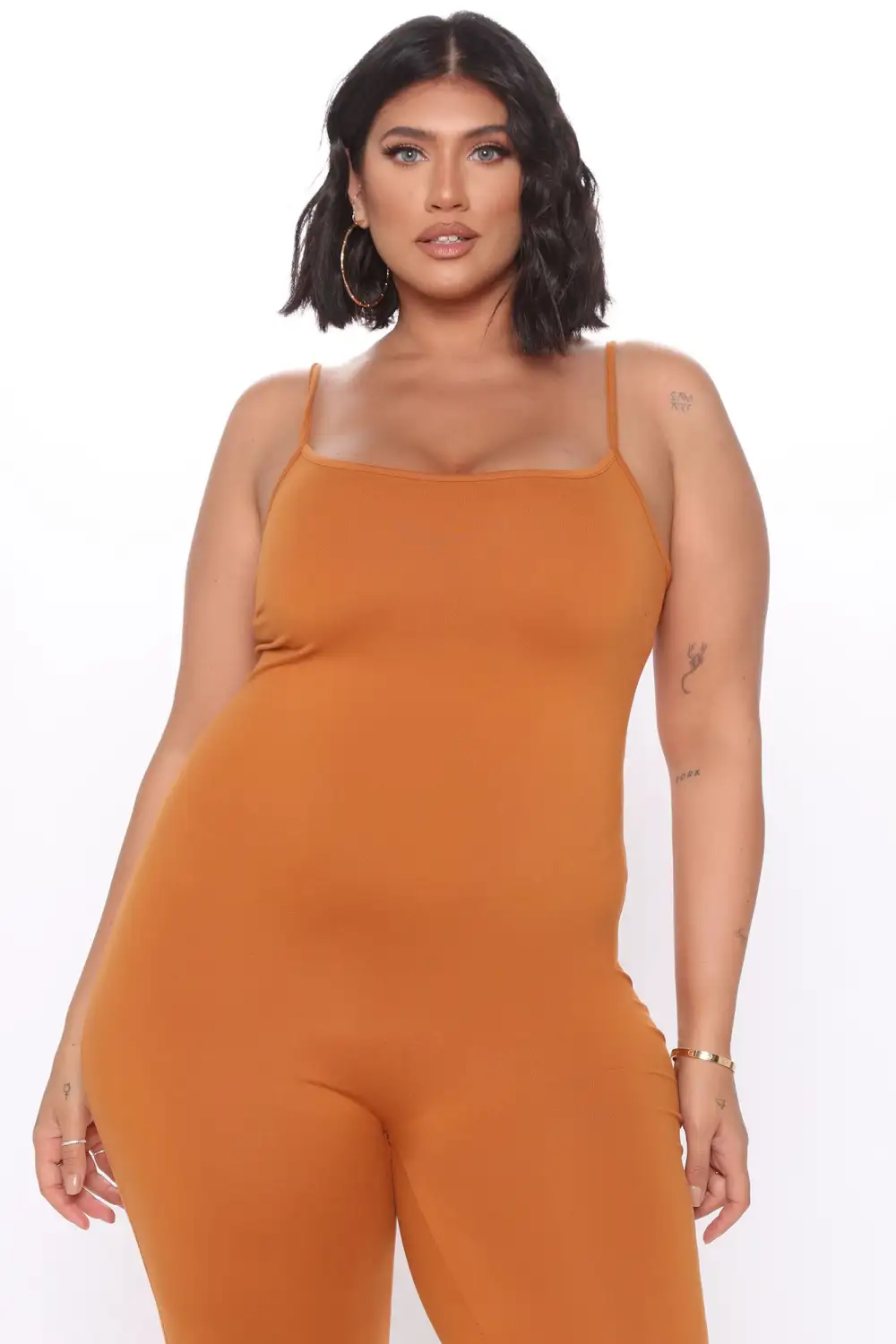 Nova Charmer Jumpsuit Set - Camel