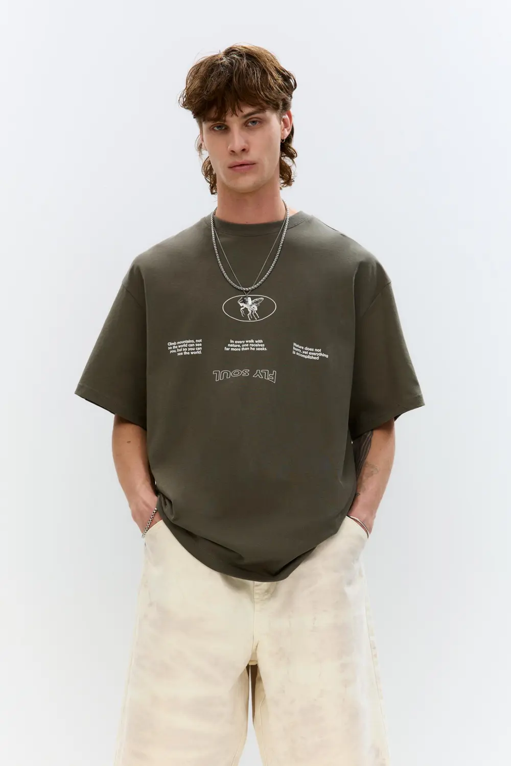 Short sleeve printed T-shirt