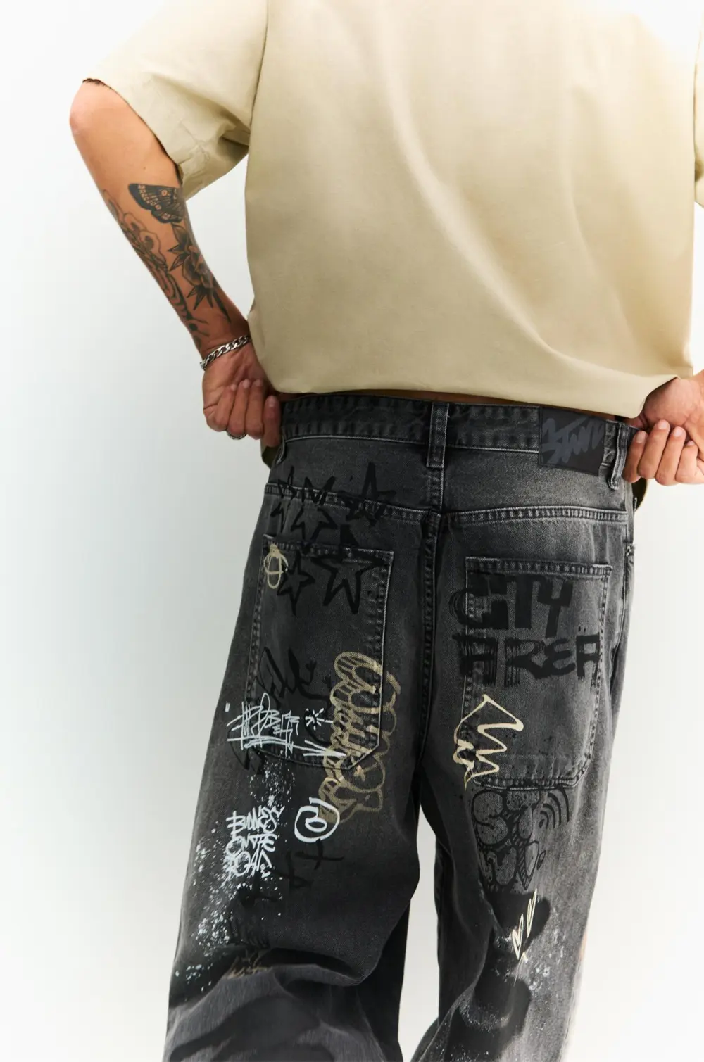 Graffiti skater jeans