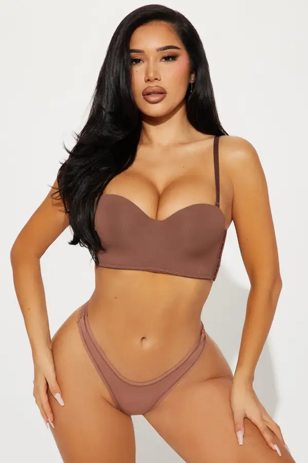 Pick Me Up Multi Way Strapless Bra - Brown