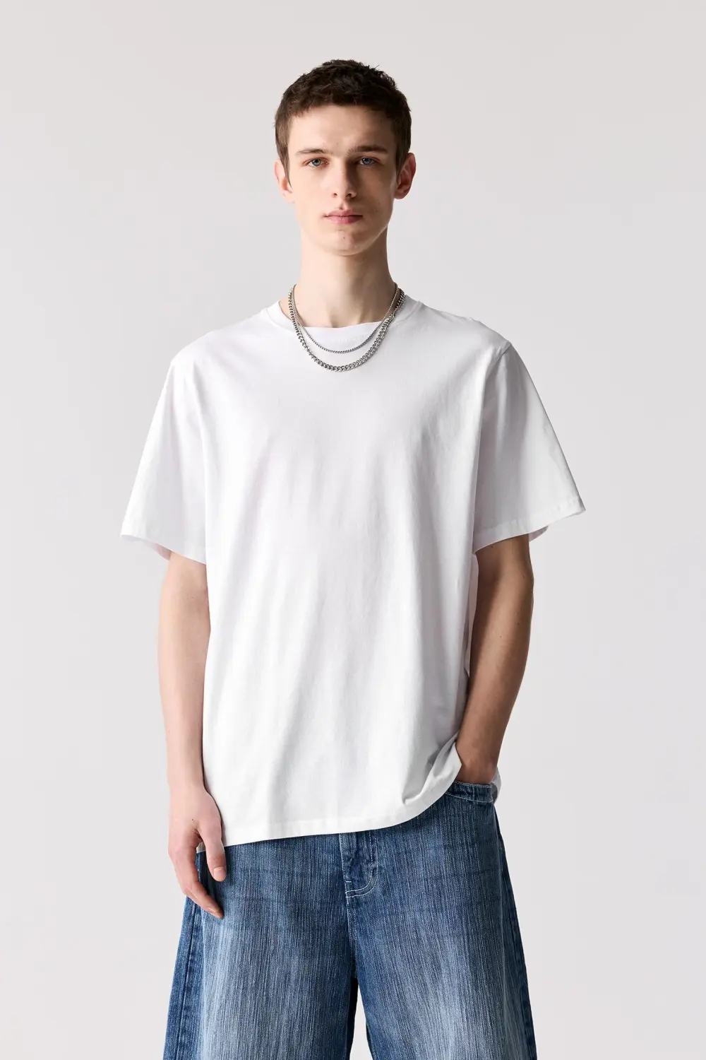 Basic short sleeve cotton T-shirt
