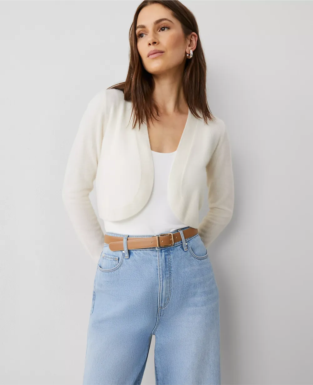 Cashmere Open Cardigan