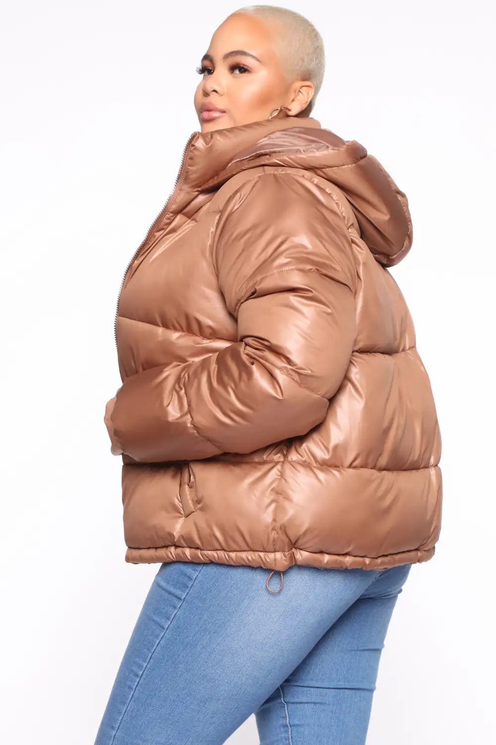 Don't Rain On My Puffer Jacket - Camel