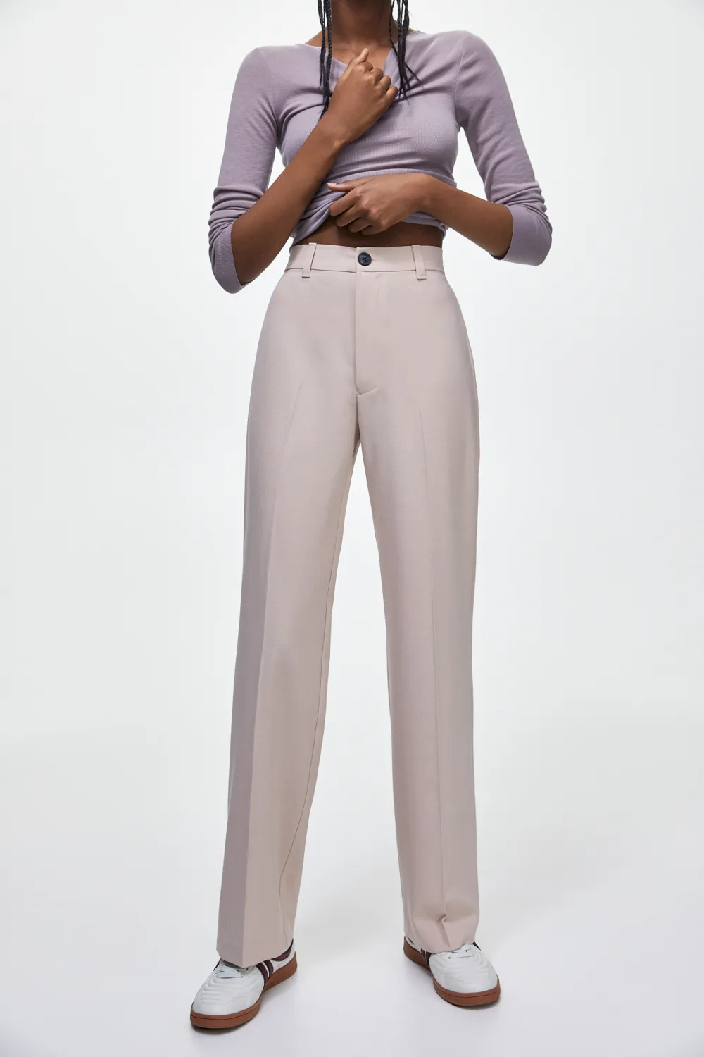 Pantalón de vestir recto