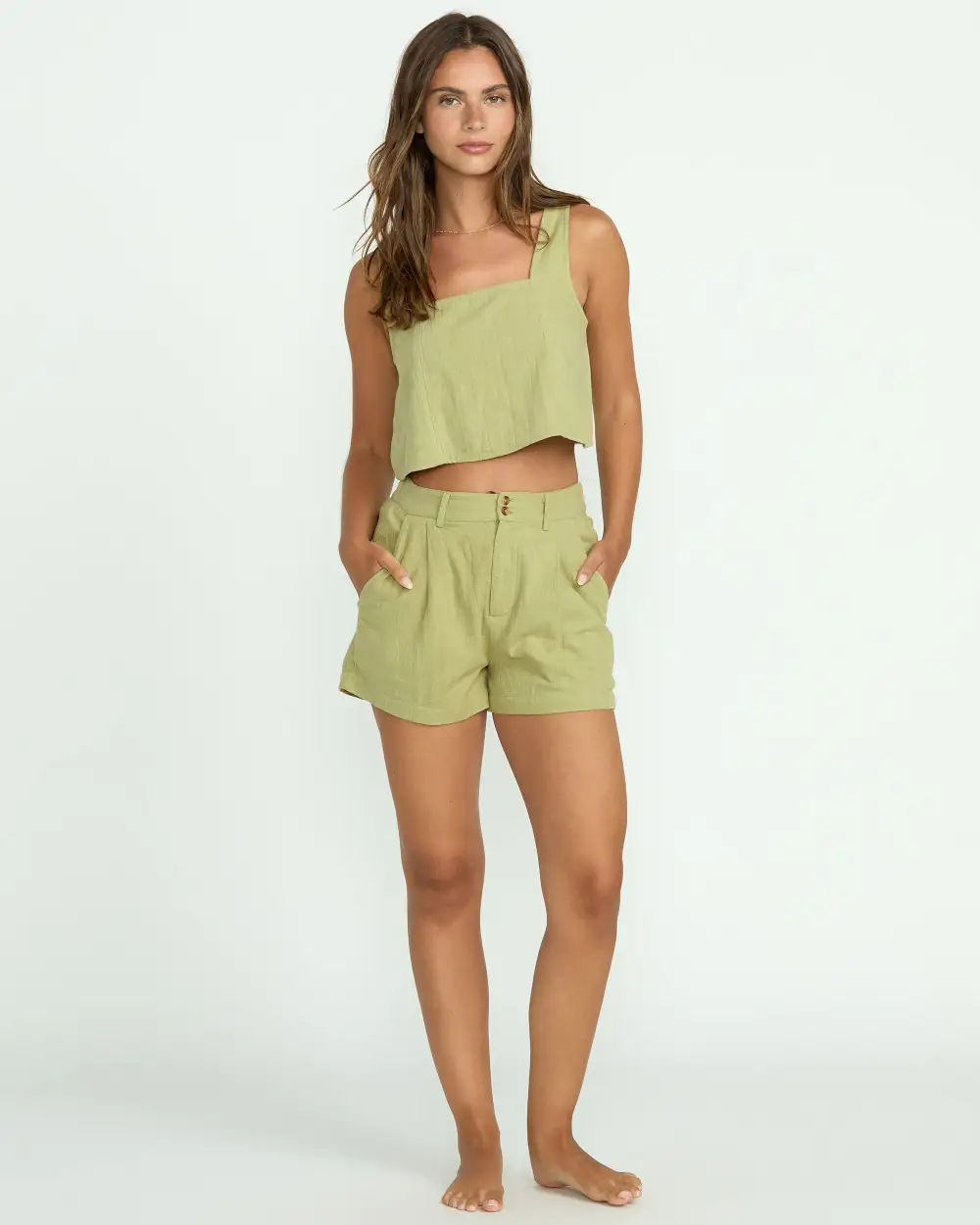 Tailor Made Shorts - Avocado