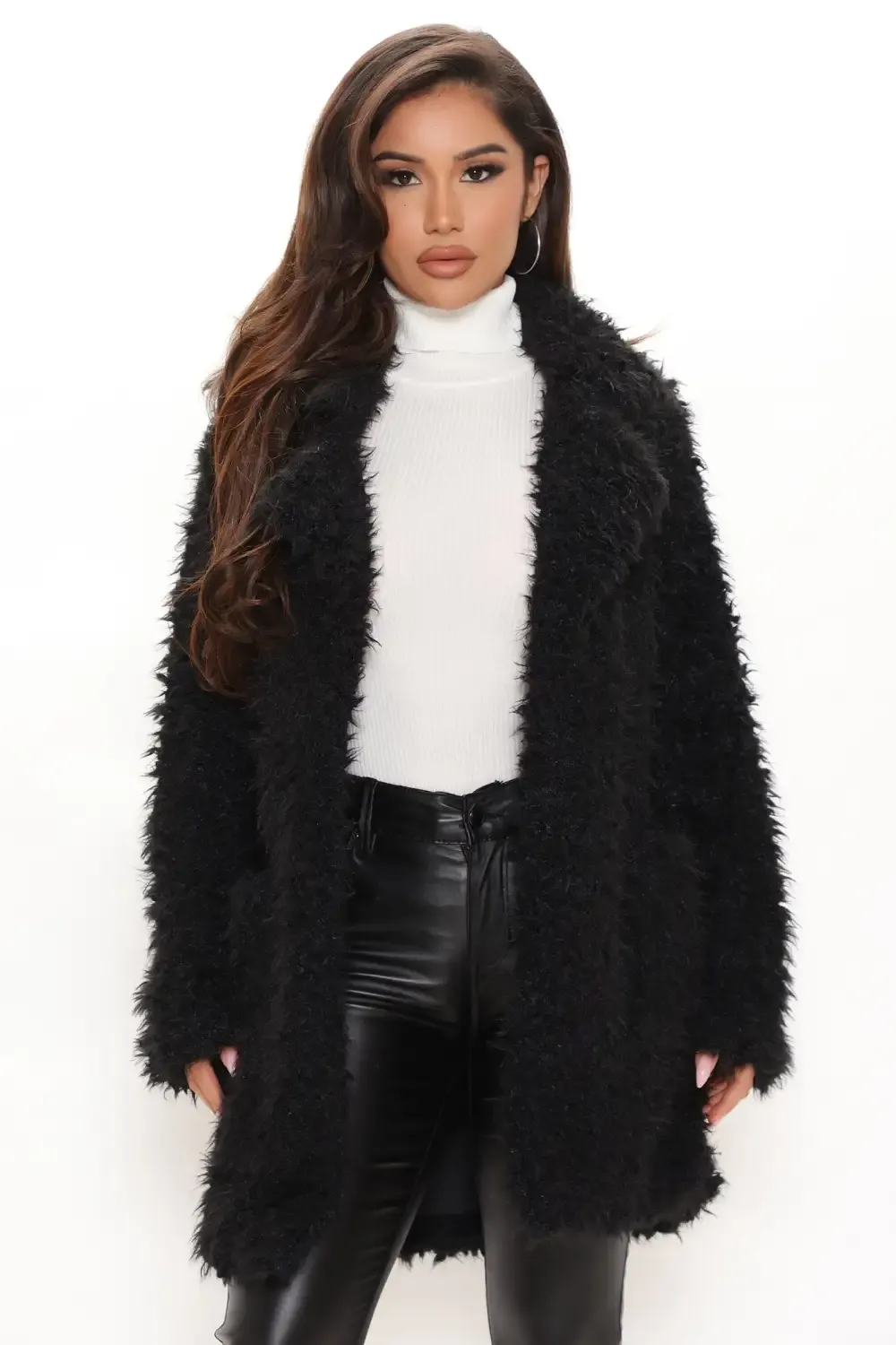 Sugar Daddy Teddy Jacket - Black