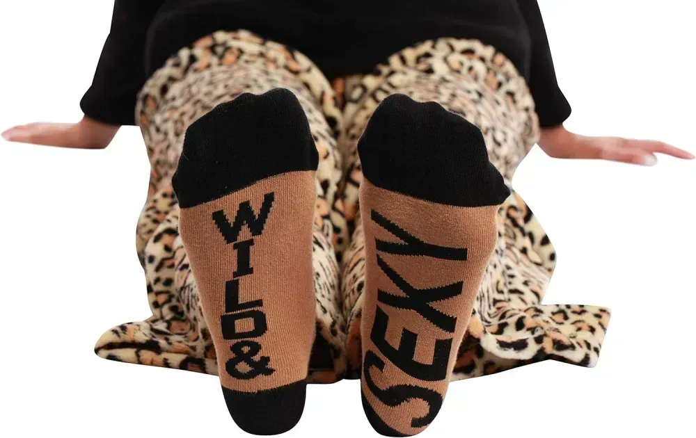 Women’s Pajama Pant Set - Nightgown with Matching Socks