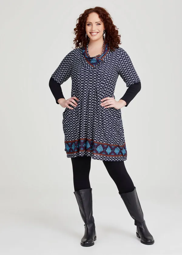 Border Print Tunic