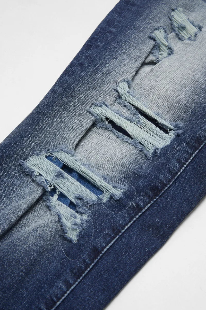 Cut Out Button Fly Roll Hem High Waist Capri Jeans