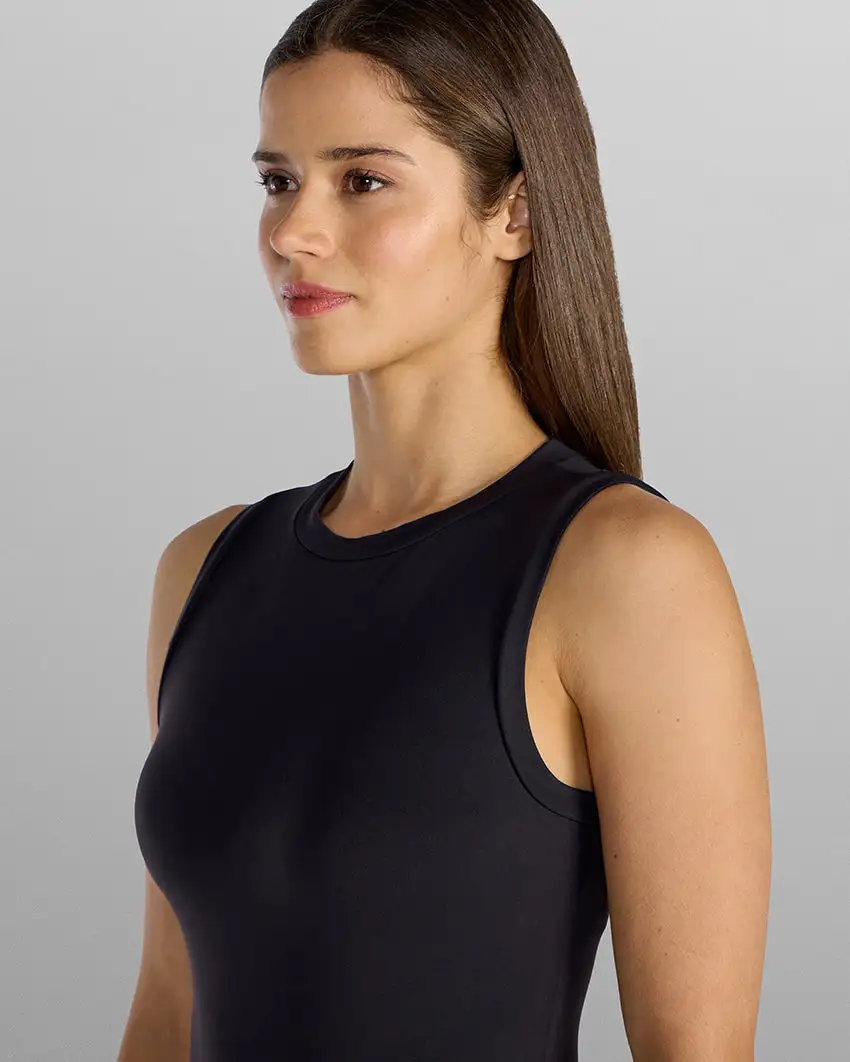 Balm High Neck Sleeveless Bodysuit