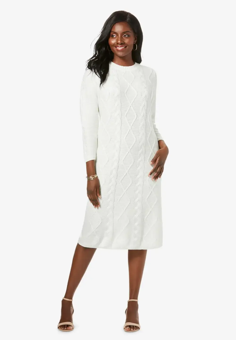 Cable Sweater Dress