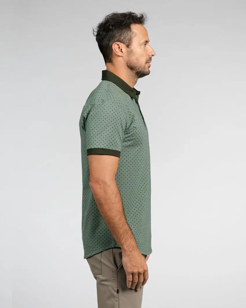 Drop-Cut: Lux Dotted Polo