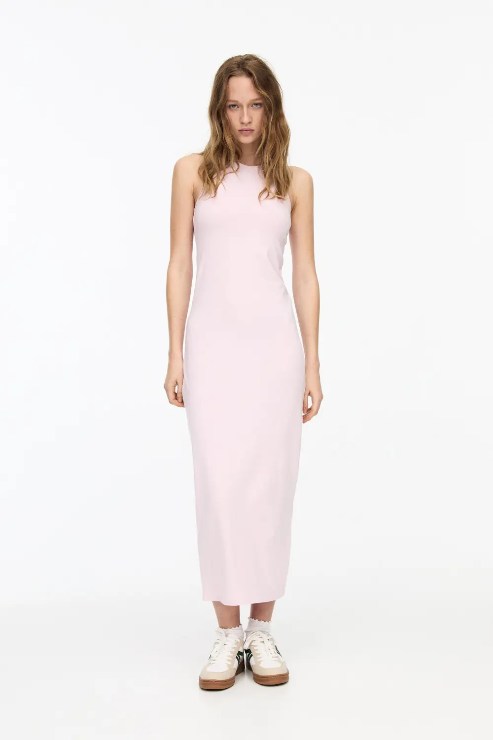 Vestido midi halter