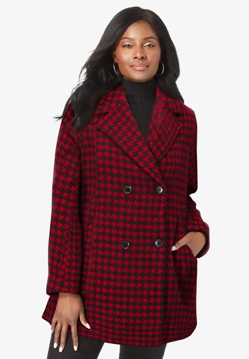 A-Line Wool Peacoat